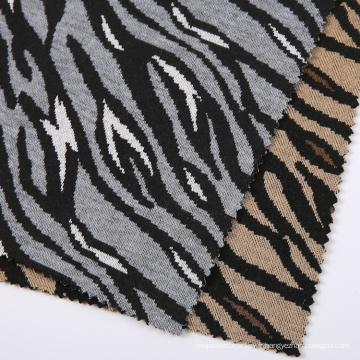 Textiles de conception d&#39;animaux jacquard femmes en manteau teinteur de fil de color